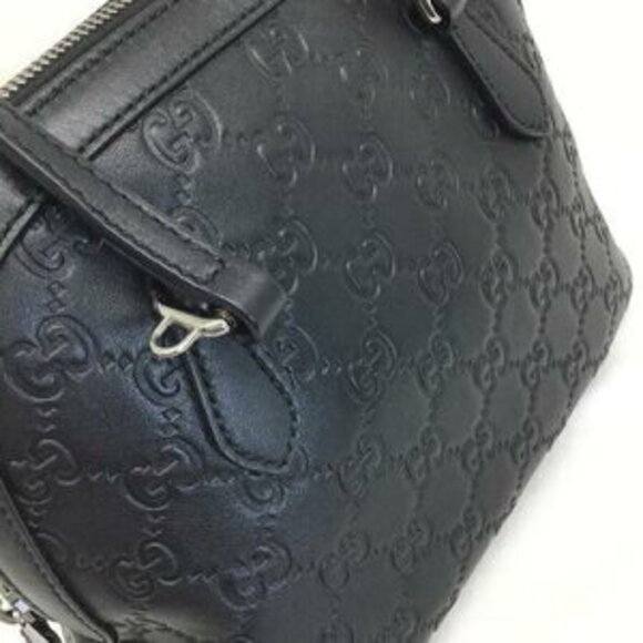 Gucci Shoulder Bag Black Leather Strap - Picture 6 of 8
